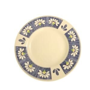Majesticware Spring Daisy Dessert Plates Set of 4 Floral Stoneware China
